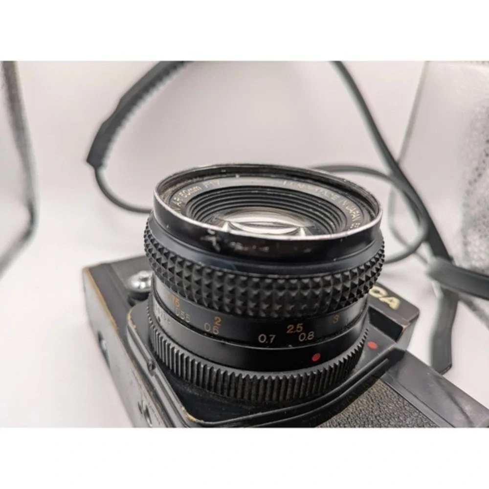Konica Autoreflex T3 35mm SLR Camera Hexanon AR 50mm F1.7 Lens Vintage FOR PARTS